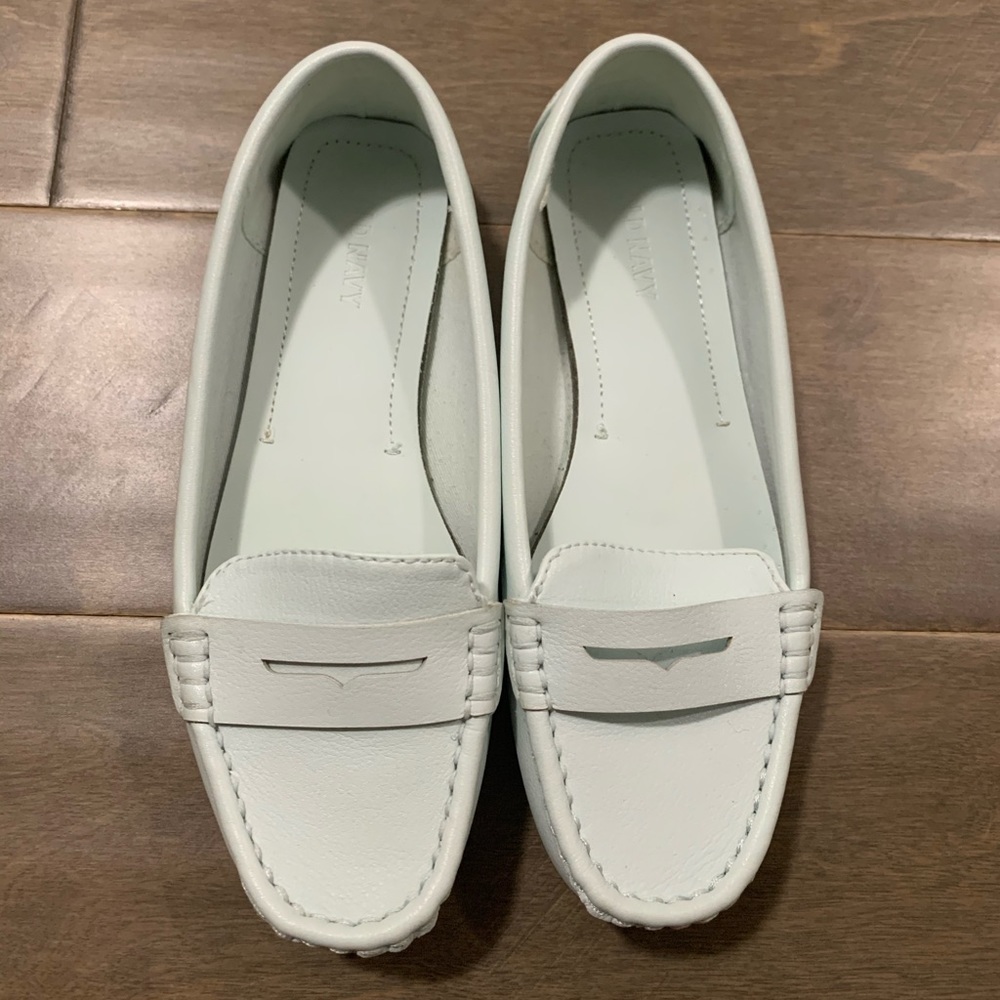 Old Navy Loafers light blue/ green color NOT white.